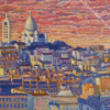 Sunset At Montmartre Art Diamond Painting