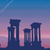 Sunset At Palmyra Diamond Painting
