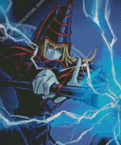 The Dark Magician Yu Gi Oh Diamond Painting