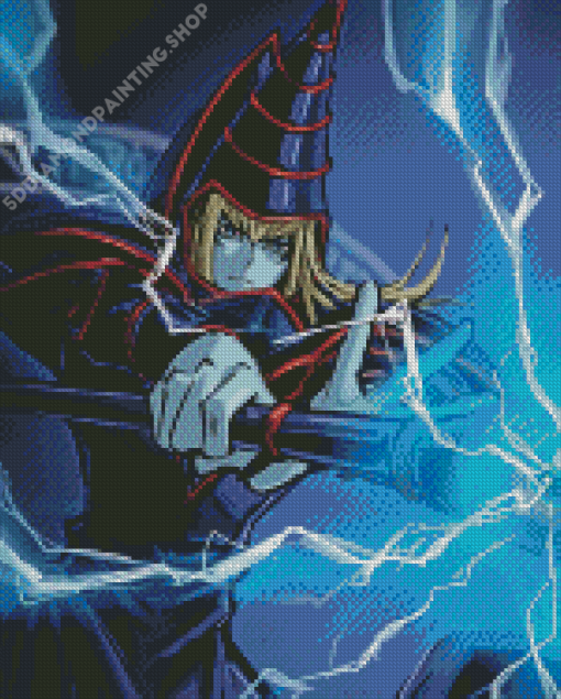 The Dark Magician Yu Gi Oh Diamond Painting