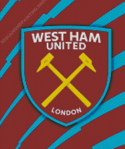 The Football Club West Ham Emblem Diamond Paintings