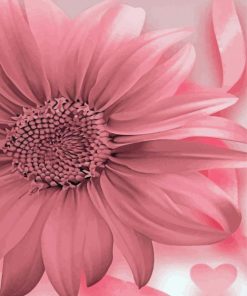 The Pink Sunflower Diamond Painting