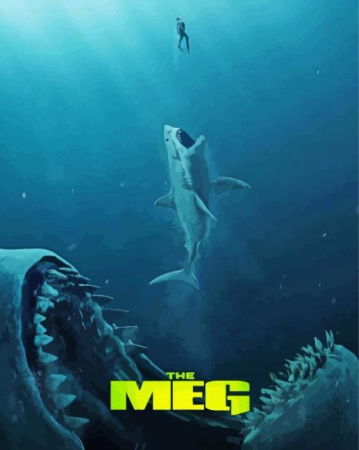 The Meg Movie Diamond Paintings