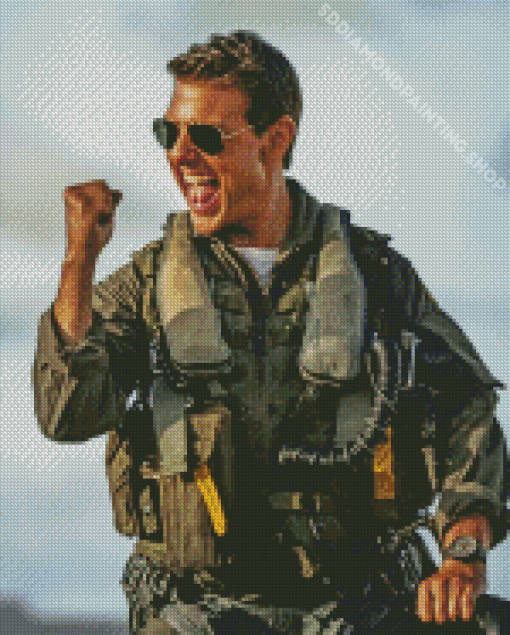 Top Gun Tom Diamond Paintings