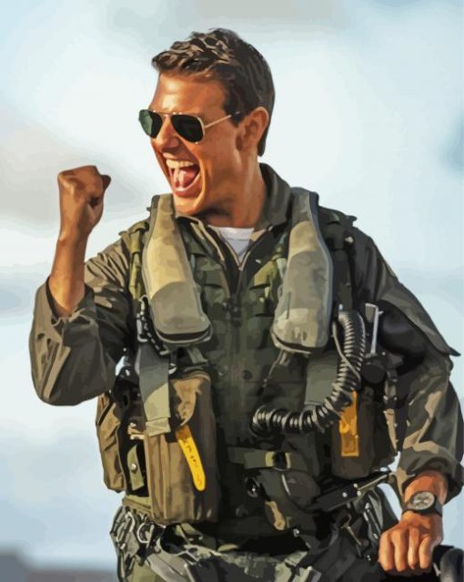 Top Gun Tom Diamond Paintings