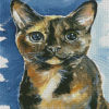Tortoise Shell Cat Diamond Paintings