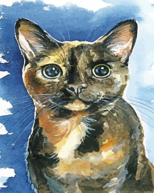 Tortoise Shell Cat Diamond Paintings