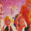 Uzumaki Naruto Family Anime Diamond Paintings