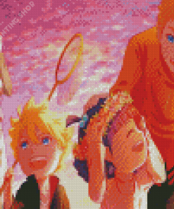 Uzumaki Naruto Family Anime Diamond Paintings