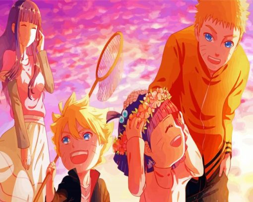 Uzumaki Naruto Family Anime Diamond Paintings