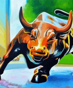 Wall Street Bull Art Diamond Paintings