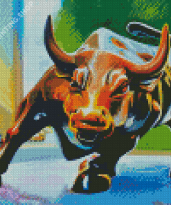 Wall Street Bull Art Diamond Paintings