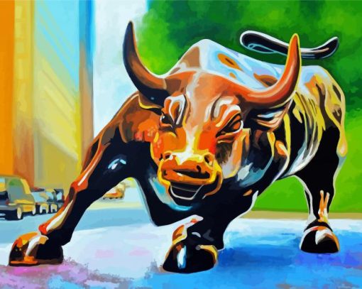 Wall Street Bull Art Diamond Paintings