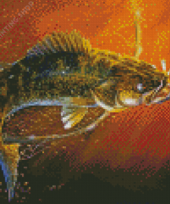 Walleye Fishing Underwater Diamond Paintings