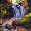 Waterfall River Art Diamond Paintings