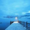 Winter Beach Pier Diamond Paintings