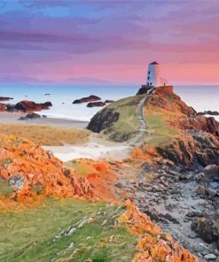 Ynys Llanddwyn Island In Wales Diamond Paintings