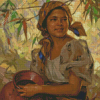 Young Filipina Girl Diamond Paintings