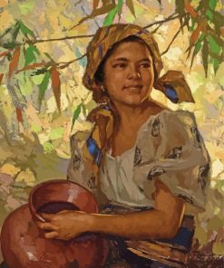 Young Filipina Girl Diamond Paintings