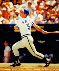 Young George Brett Diamond Paintings