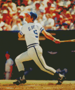 Young George Brett Diamond Paintings