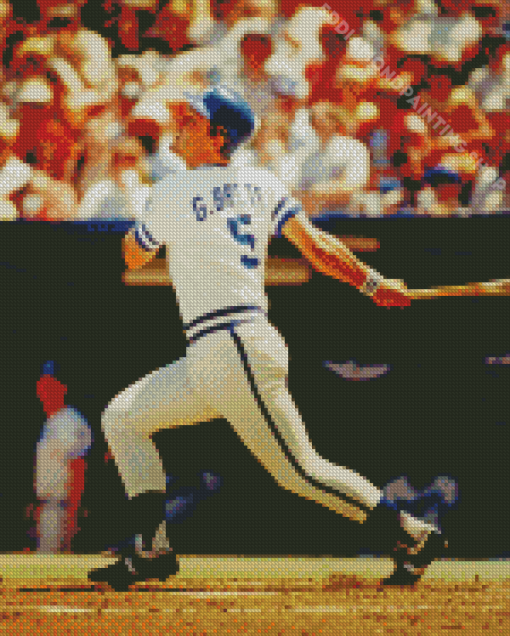 Young George Brett Diamond Paintings