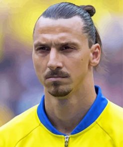 Zlatan Ibrahimovic Footballer Diamond Painting