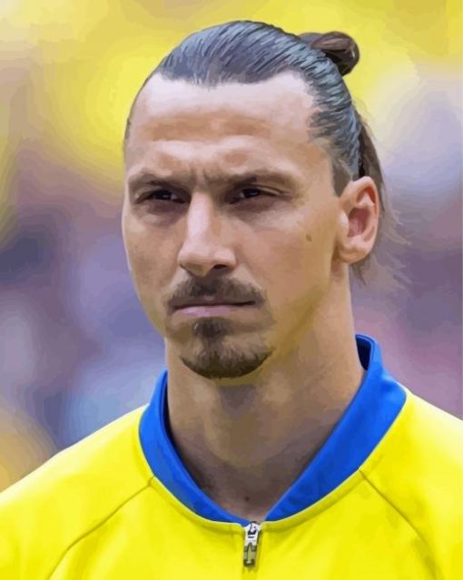 Zlatan Ibrahimovic Footballer Diamond Painting