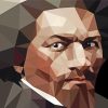 Abstract Frederick Douglass Diamond Painting