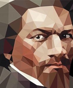 Abstract Frederick Douglass Diamond Painting