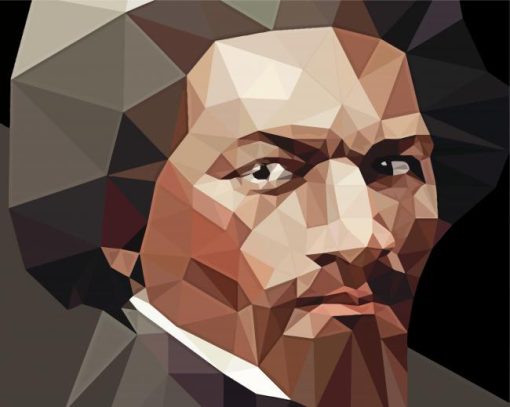 Abstract Frederick Douglass Diamond Painting