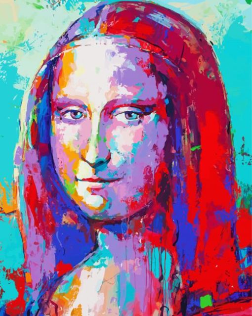 Aesthetic Abstract Mona Lisa Diamond Painting