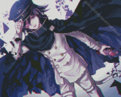 Aesthetic Kokichi Oma Character Diamond Paintings