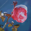 Aesthetic Spring Flower In Snow Diamond Paintings