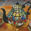 Aesthetic Victorian Teapot Diamond Painting