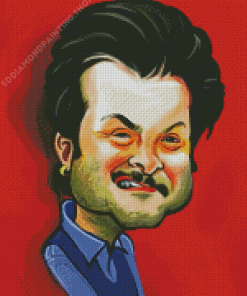 Anil Kapoor Caricature Diamond Paintings