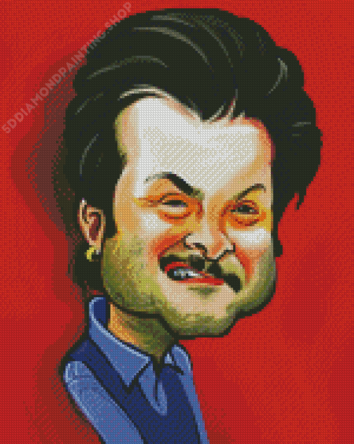 Anil Kapoor Caricature Diamond Paintings