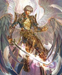 Anime Male Angel Diamond Paintings