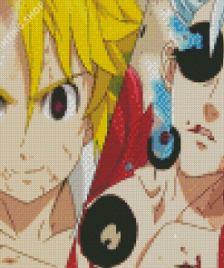 Ban And Meliodas Diamond Painting