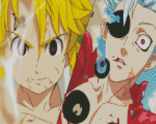 Ban And Meliodas Diamond Painting