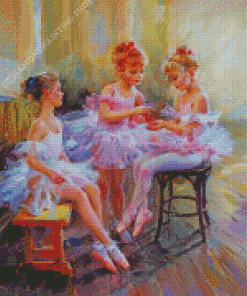 Beautiful Ballerina Children Art Diamond Paintings