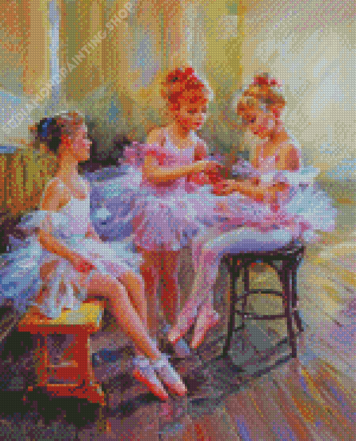 Beautiful Ballerina Children Art Diamond Paintings