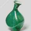 Beautiful Green And White Vase Diamond Paintings