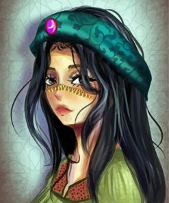 Beautiful Arab Girl Art Diamond Paintings