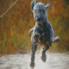 Bedlington Terrier Running Diamond Paintings