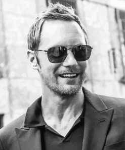 Black And White Alexander Skarsgard Diamond Paintings