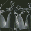 Black And White Ballet Princesses Diamond Paintings