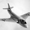 Black And White Hawker Hunter Diamond Painting