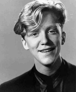 Black And White Young Anthony Michael Hall Diamond Paintings