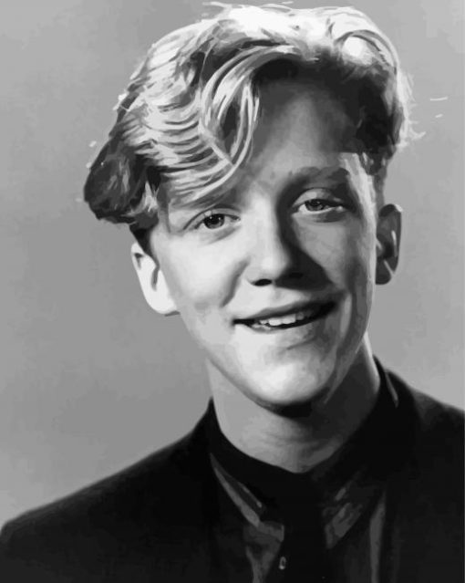 Black And White Young Anthony Michael Hall Diamond Paintings